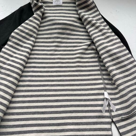 Zara Hooded Open Front Jacket - Size 11-12 - Picture 2 of 6
